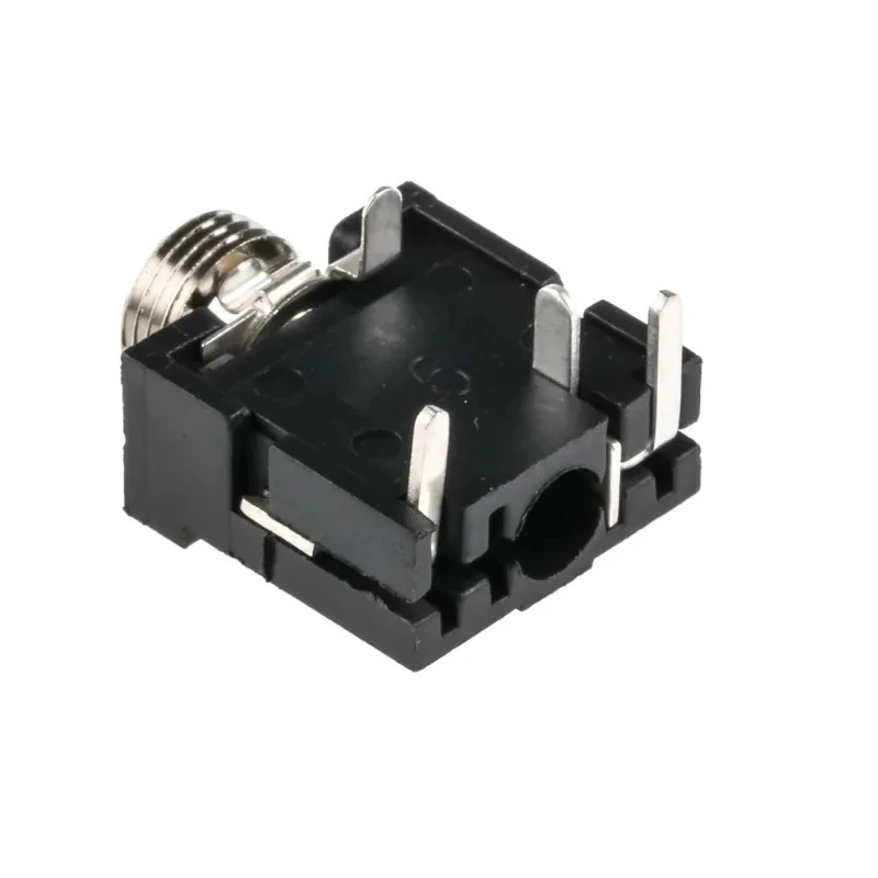 RS PRO Jack Connector 3.5 mm PCB Female 3 Stereo 500mA Solder 476-328
