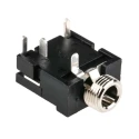 RS PRO Jack Connector 3.5 mm PCB Female 3 Stereo 500mA Solder 476-328