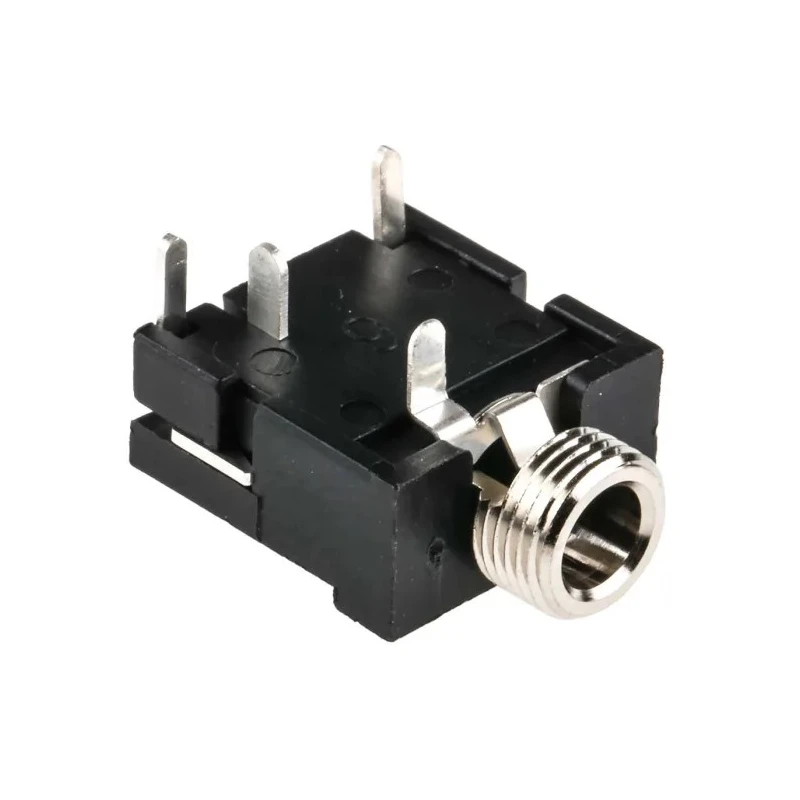 RS PRO Jack Connector 3.5 mm PCB Female 3 Stereo 500mA Solder 476-328