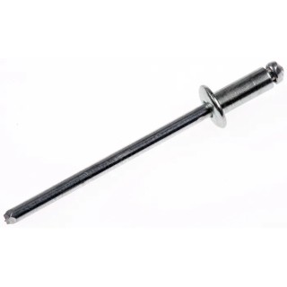 POP Steel Blind Rivet 3.2 mm Diameter, 8 mm Length, Plain Finish TSPD46BS-5C375