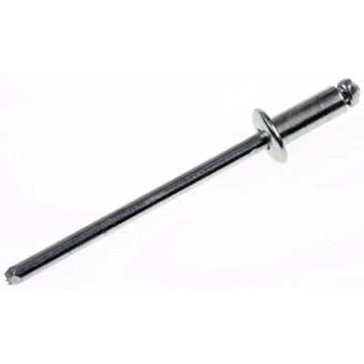 POP Steel Blind Rivet 3.2 mm Diameter, 8 mm Length, Plain Finish TSPD46BS-5C375