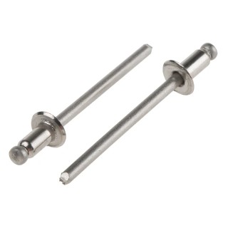 POP Stainless Steel Blind Rivet 3.2 mm Dome Head Plain Finish SSD42SSBS