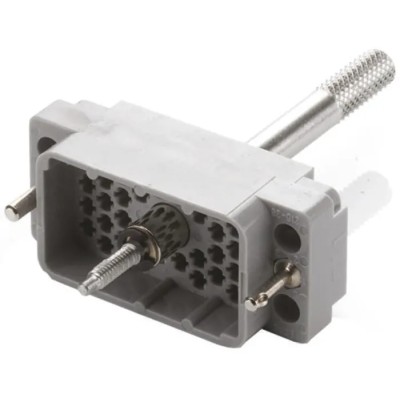 EDAC Heavy Duty 38 Way Straight D-Sub Connector Male, 8.5A Current, Phosphor Bronze Contacts, Gold Plating 516-038-000-301