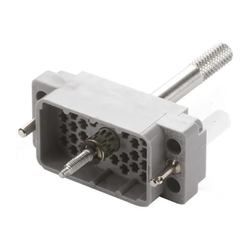EDAC Heavy Duty 38 Way Straight D-Sub Connector Male, 8.5A Current, Phosphor Bronze Contacts, Gold Plating 516-038-000-301