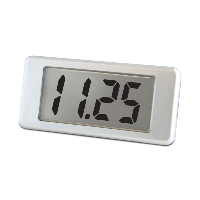Lascar Digital Voltmeter DC LCD Display 4-Digits Accuracy ±1% 44mm Cutout Height 21mm Cutout Width EMV 1125