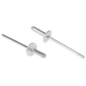 POP Aluminium Blind Rivet, 3.2 mm Diameter, 11.5 mm Length, Steel Mandrel, Large Flange, Dome Head TAPD410BSLF9.5