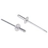 POP Aluminium Blind Rivet, 3.2 mm Diameter, 11.5 mm Length, Steel Mandrel, Large Flange, Dome Head TAPD410BSLF9.5