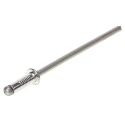 POP Aluminium Blind Rivet 2.4 mm Diameter, 7.3 mm Length, Dome Head, Aluminium Body and Mandrel PAD25M3ABS