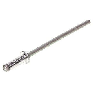 POP Aluminium Blind Rivet 2.4 mm Diameter, 7.3 mm Length, Dome Head, Aluminium Body and Mandrel PAD25M3ABS