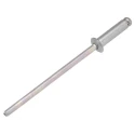 POP Aluminium Blind Rivet, 2.5 mm Diameter, 8.9 mm Length, Aluminium Body and Mandrel PAD25M4ABS