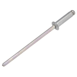 POP Aluminium Blind Rivet, 2.5 mm Diameter, 8.9 mm Length, Aluminium Body and Mandrel PAD25M4ABS