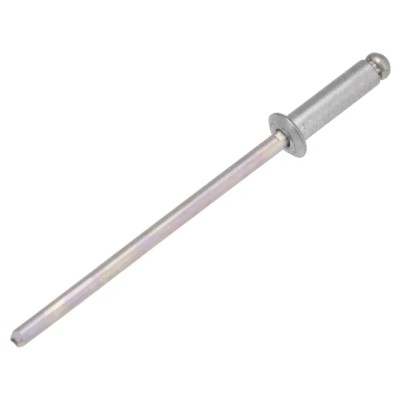 POP Aluminium Blind Rivet, 2.5 mm Diameter, 8.9 mm Length, Aluminium Body and Mandrel PAD25M4ABS