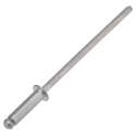 POP Aluminium Blind Rivet, 2.5 mm Diameter, 8.9 mm Length, Aluminium Body and Mandrel PAD25M4ABS