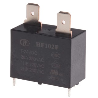 RS PRO PCB Power Relay, 24V dc Coil Voltage, 25A Switching Current, SPST Contact Configuration, Solder Terminal, 476-551