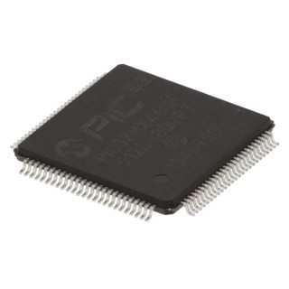 Microchip 32-bit PIC Microcontroller PIC32MX460F512L-80I/PT, 80 MHz, 12 KB RAM, 512 KB Flash, 100-Pin TQFP