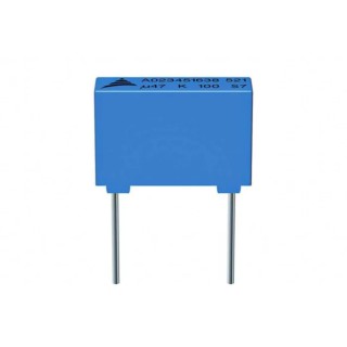 TDK Film Capacitor Through Hole 470nF 63V AC 100V DC 2-Pin 13x9x4 mm B32521C1474K000