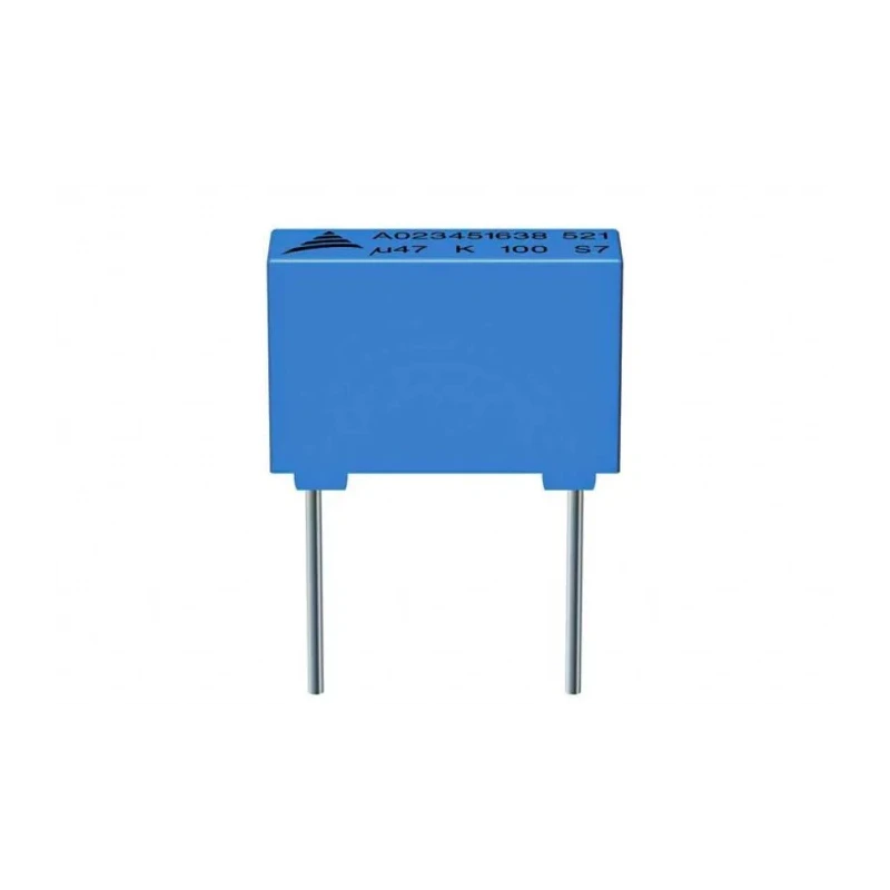 TDK Film Capacitor Through Hole 470nF 63V AC 100V DC 2-Pin 13x9x4 mm B32521C1474K000
