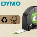 Dymo Black on Red Label Printer Tape 12 mm Width 4 m Length S0721630