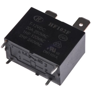 RS PRO PCB Power Relay, 12V dc Coil, 25A Switching Current, SPST 0476561P