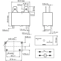 RS PRO PCB Power Relay, 12V dc Coil, 25A Switching Current, SPST 0476561P