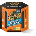 GORILLA GLUE EUROPE LTD Black Duct Tape, 100mm Width x 3m Length, Polyethylene Cloth Backing, Black Finish 3044720