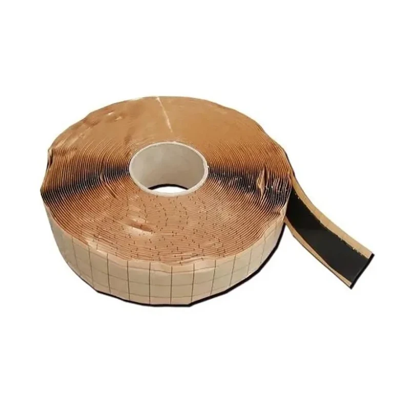 Teroson Black Self-Amalgamating Tape 20 mm Width x 30 m Length, 2 mm Thickness, Butyl Rubber Backing TEROSON RB81 20x2mm