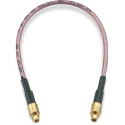 Wurth Elektronik MMCX Series Flexible RG178 Coaxial Cable 152.4 mm Length, 50 Ω, 170 Vrms, Black, Terminated RG178