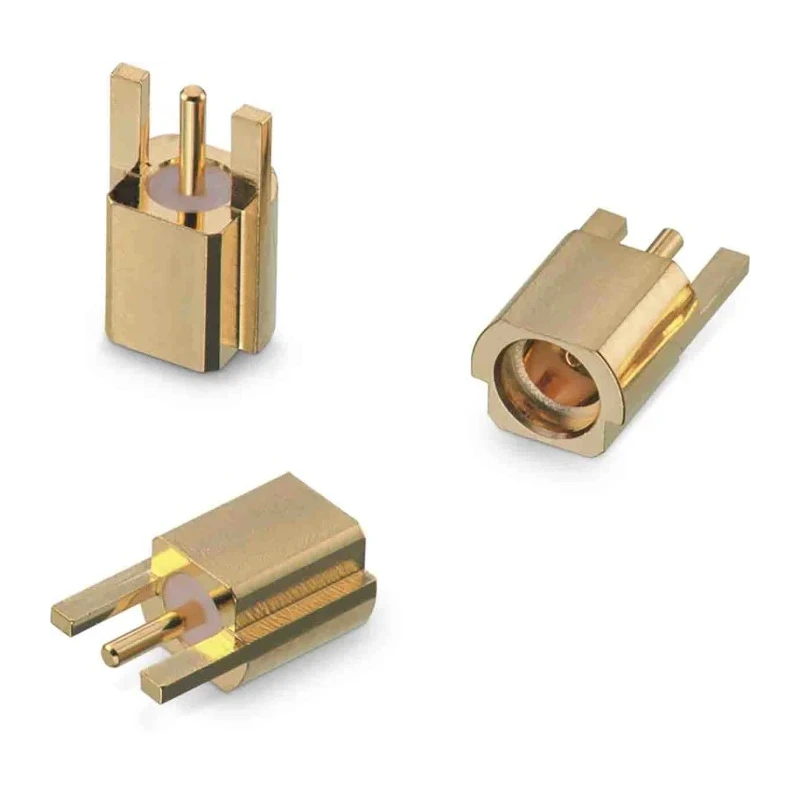 Wurth Elektronik WR-MMCX Series Coaxial Connector Surface Female MCX 50 Ω Straight Body Solder 66012202111305