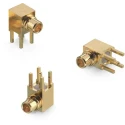 Wurth Elektronik WR-MMCX Series Coaxial Connector Through Hole Male MCX, 50Ω Impedance, Right Angle Body 66013002121501