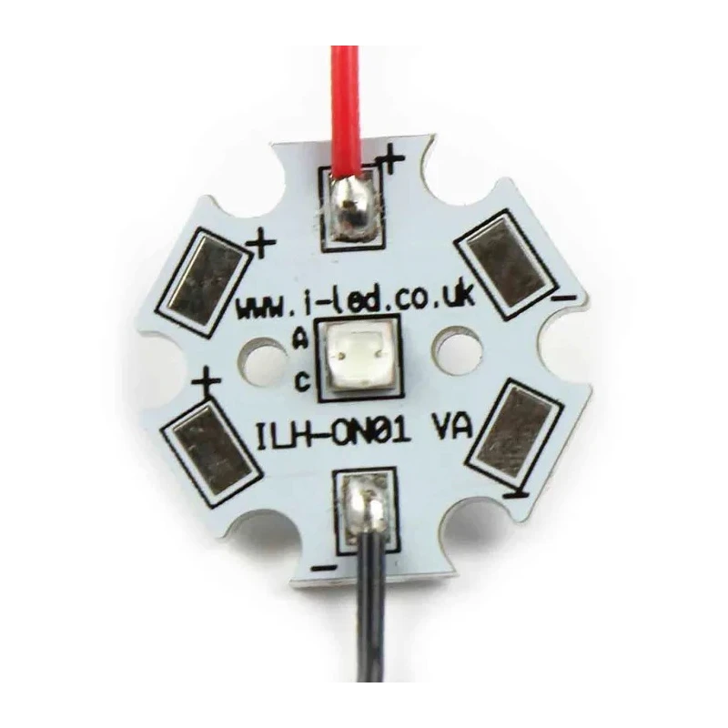 Intelligent LED Solutions OSLON Square 1+ PowerStar LED Array 1 LEDs Hot White 2700K ILH-OG01-HW80-SC221-WIR200.