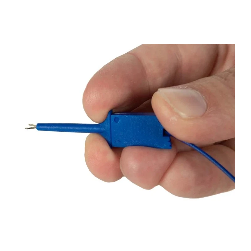 Digilent Grabber Clip, 1.3 mm Tip, 1A Current, 3 mm Socket, Polypropylene Insulation, Length 150 mm 240-137