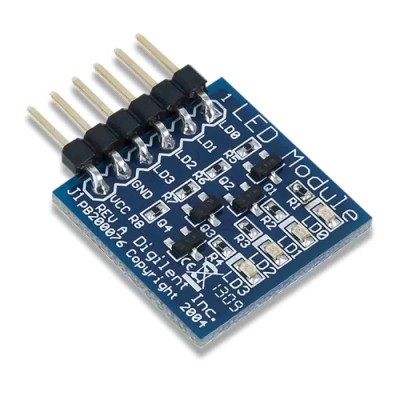 Digilent Pmod LED: Four High-brightness LEDs LED Driver Evaluation Kit 410-076