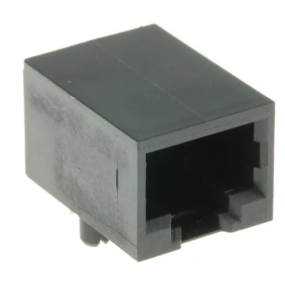 Bel-Stewart SS-64 Series RJ45 Connector Female Through Hole Unshielded Right Angle 1 Port 8 Way 