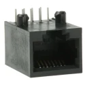 Bel-Stewart SS-64 Series RJ45 Connector Female Through Hole Unshielded Right Angle 1 Port 8 Way 