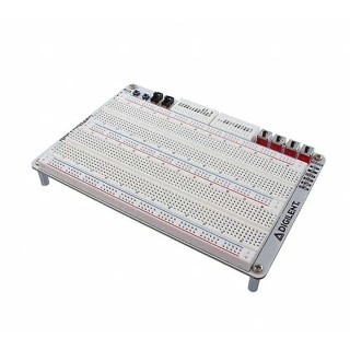 Digilent Breadboard Canvas with Two Regular Solderless Breadboards and Six Power Supplies Interface 410-385
