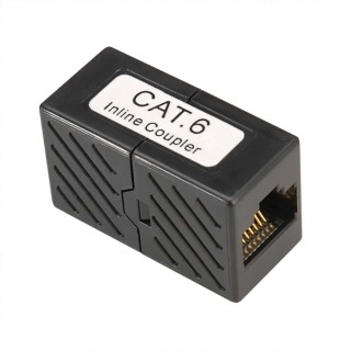 Roline 2 Port RJ45 Unshielded Twisted Pair Modular Coupler Cat6 