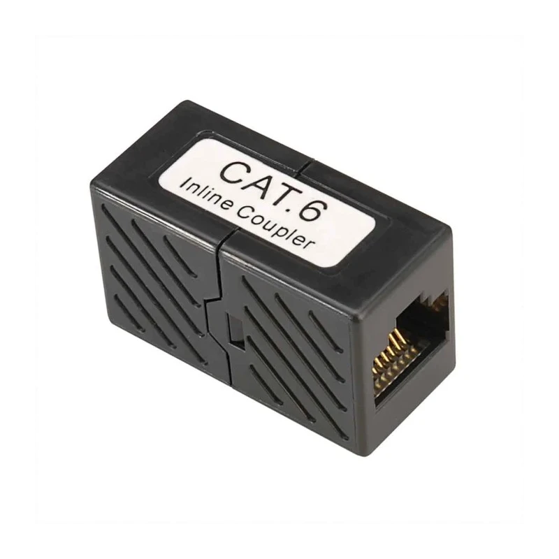 Roline 2 Port RJ45 Unshielded Twisted Pair Modular Coupler Cat6 