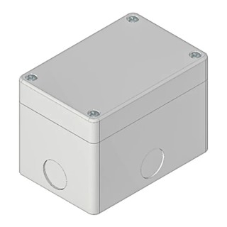 RS PRO Grey ABS Push Button Enclosure 22 mm Diameter IP65 Rated 105x70x74 mm 194-7462