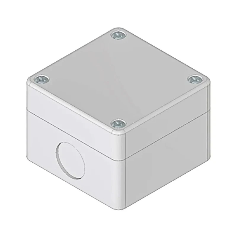 RS PRO Grey ABS Push Button Enclosure 22 mm Diameter IP65 Rated 70 x 70 x 51 mm 194-7454