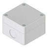 RS PRO Grey ABS Push Button Enclosure 22 mm Diameter IP65 Rated 70 x 70 x 51 mm 194-7454