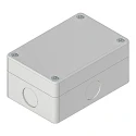 RS PRO Grey ABS Push Button Enclosure 22 mm Diameter IP65 Rated 105x70x51 mm 194-7460