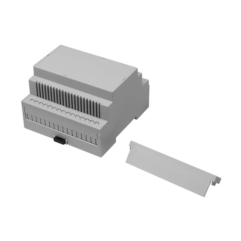 RS PRO Polycarbonate DIN Rail Enclosure Kit 58 mm Height 88 mm Length 90 mm Width IP20 Rated 194-7590