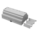 RS PRO Solid Top DIN Rail Enclosure Kit Polycarbonate Body 58 mm Height 159.2 mm Length 90 mm Width 194-7596