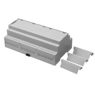 RS PRO Solid Top DIN Rail Enclosure Kit Polycarbonate Body 58 mm Height 159.2 mm Length 90 mm Width 194-7596