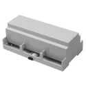 RS PRO Polycarbonate DIN Rail Enclosure Kit 58 mm Height 159.2 mm Length 90 mm Width 6 Terminals IP20 194-7598