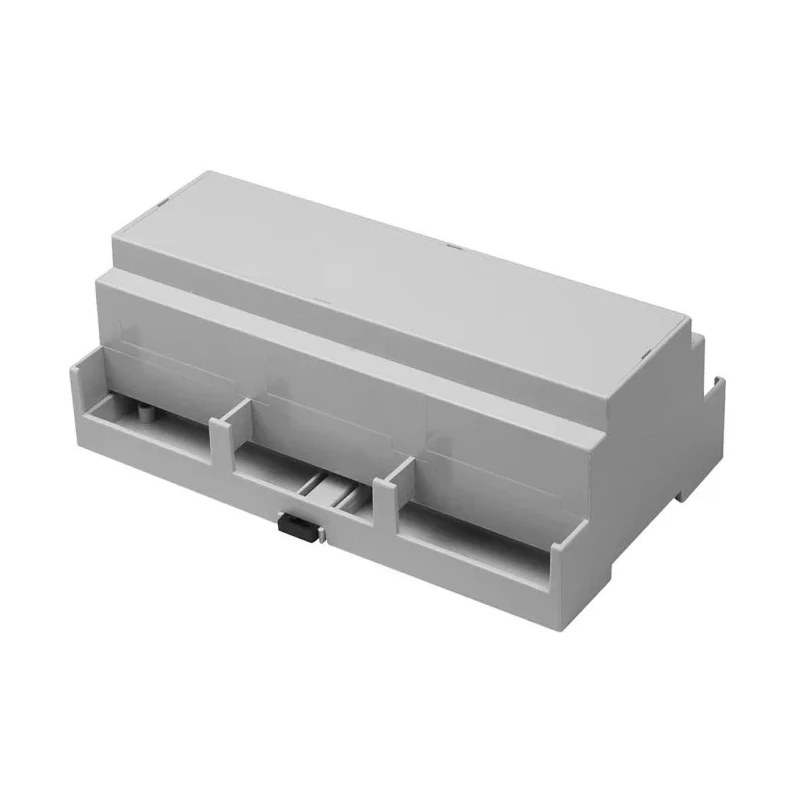 RS PRO Polycarbonate DIN Rail Enclosure Kit 58 mm Height 159.2 mm Length 90 mm Width 6 Terminals IP20 194-7598