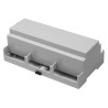 RS PRO Polycarbonate DIN Rail Enclosure Kit 58 mm Height 159.2 mm Length 90 mm Width 6 Terminals IP20 194-7598