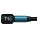 Makita Hex Screwdriver Bit 6.35 mm Tip T15 Size, 25 mm Overall Length B-63666