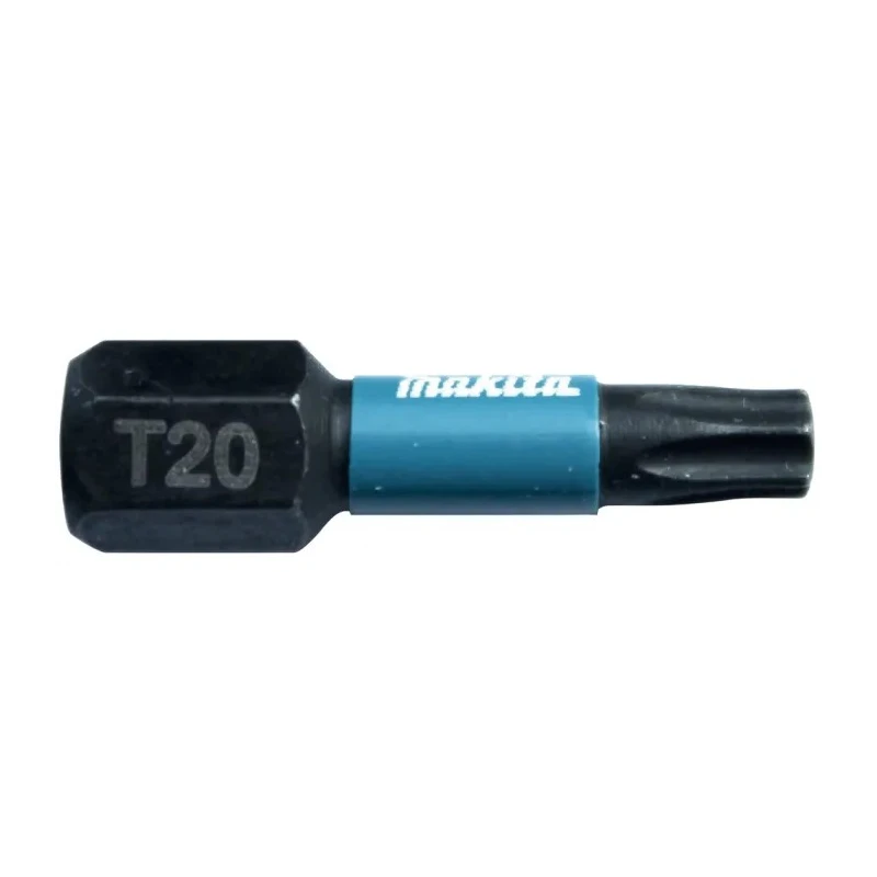 Makita Hex Screwdriver Bit 6.35 mm Tip T20 Hex Drive 25 mm Overall B-63672