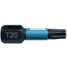 Makita Hex Screwdriver Bit 6.35 mm Tip T20 Hex Drive 25 mm Overall B-63672